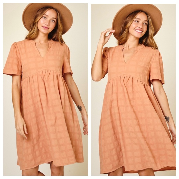 #18 100% Cotton Boho Chic Midi Dress - Picture 5 of 5